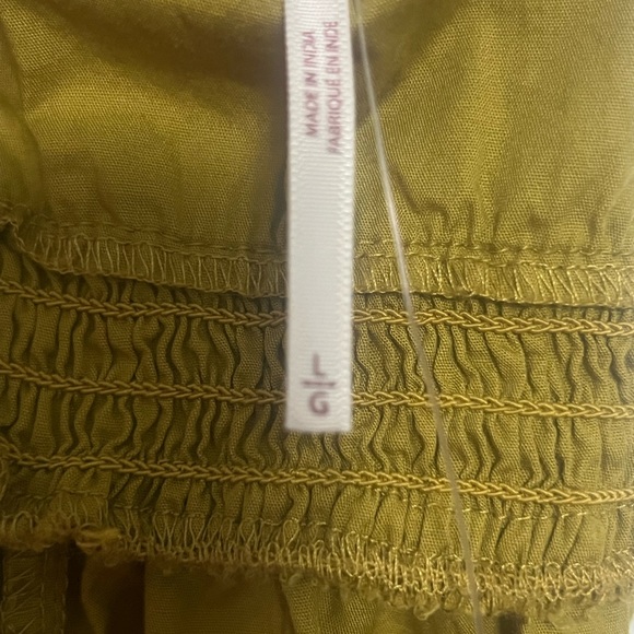 Free People Sail Away Tunic Dress in Olive Green. - Picture 7 of 7